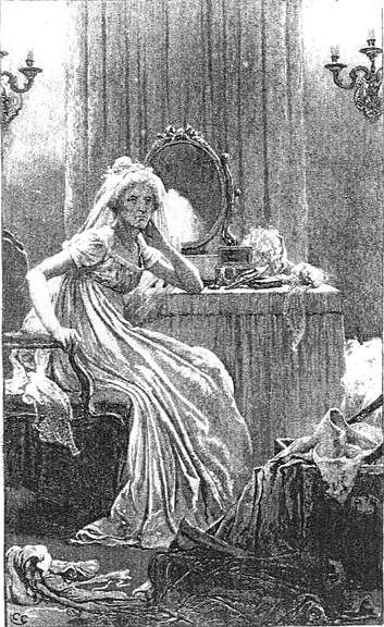 havershim at dressing table